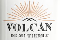 The Logo on the Label of a bottle of Volcan de mi Tierra's Cristalino Tequila