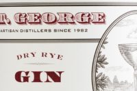 A bottle of Dry Rye Gin from St George Spirits being reviewed by Travel Distilled