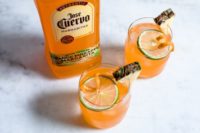 Jose Cuervo ready-to-serve orange and pineapple margaritas